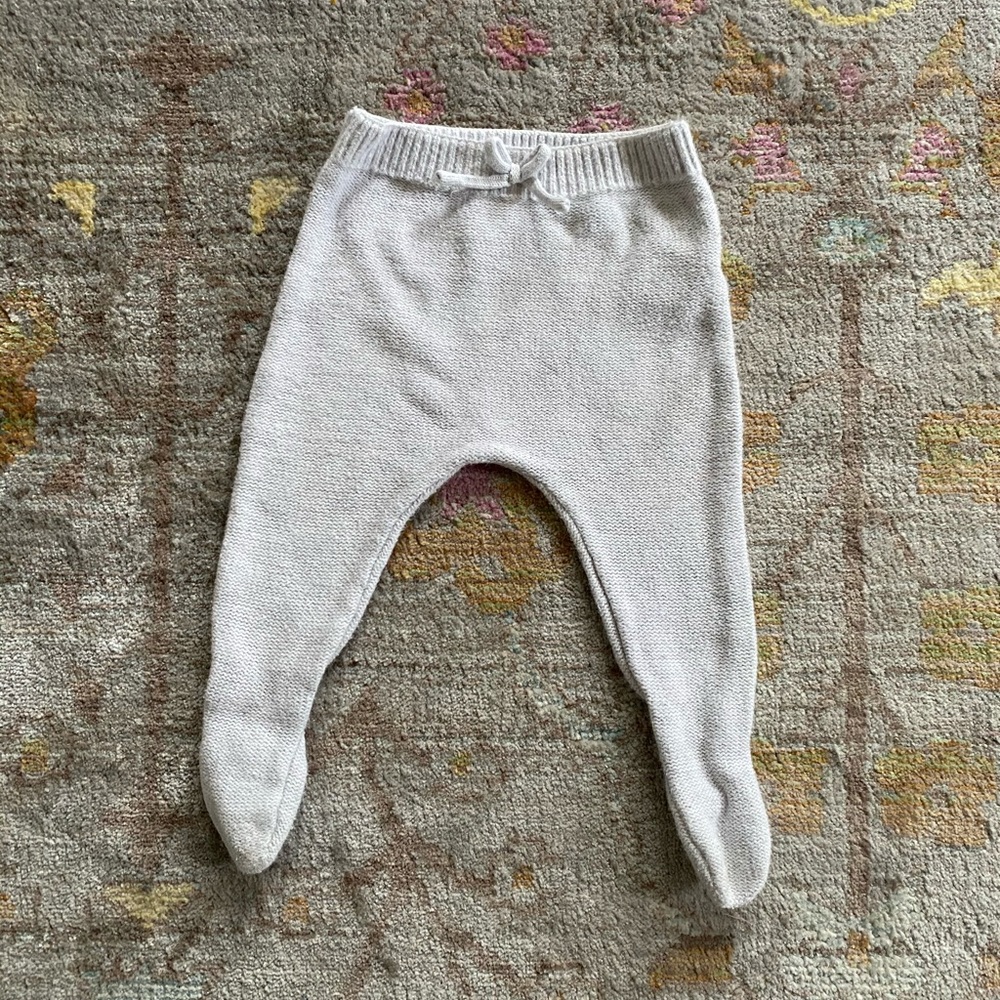 100% cotton knit pants by Zara